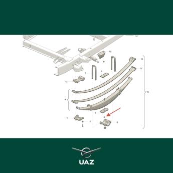 inzetstuk spacer bladveren - UB1077