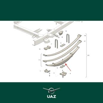 spacer bladveren - UB1074