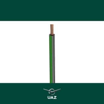 draad 1mm2 zwart / groen - UB2958