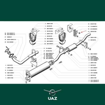 moer uitlaat - UB0161