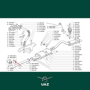 sluitring uitlaat - UB0183