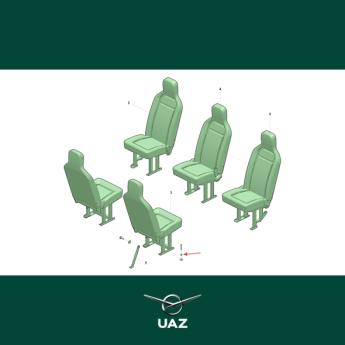 borgring passagiersstoel - UB2331