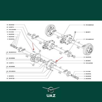 set bouten differentieel - UB1191