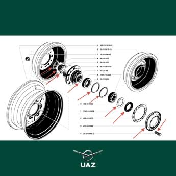 reparatieset wielnaaf - UB0562
