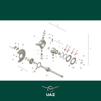 pakkingset fusee - UB0653