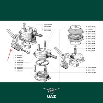 pakking brandstofpomp - UB0247