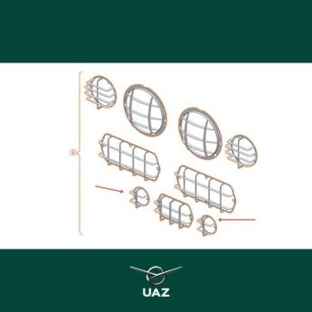 set beschermrekken zijknipperlichten - UB0207