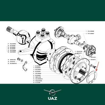 pakking fusee stuurkogelgewricht - UB0077