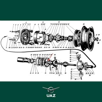 oliekeerring fusee - UB1180