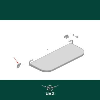 beugel zonneklep links - UB1307