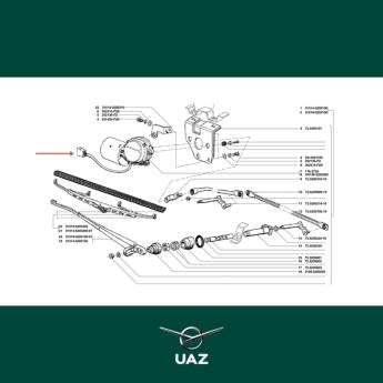 ruitenwissermotor voorruit - UB2428