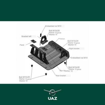 beschermplaat stuurinrichting - UB2349