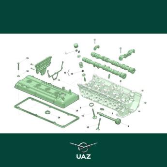 reparatieset motorkleppen - UB1888