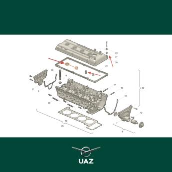 pakkingset kleppendeksel - UB2787