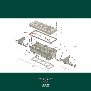 pakkingset kleppendeksel - UB2788