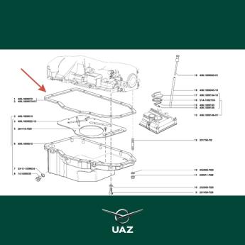 pakking oliecarterpan - UB1150