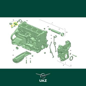 aansluitbus verwarming - UB2517