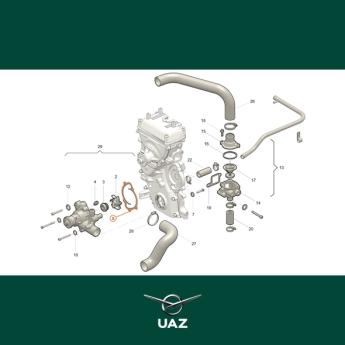 pakking waterpomp - UB0249
