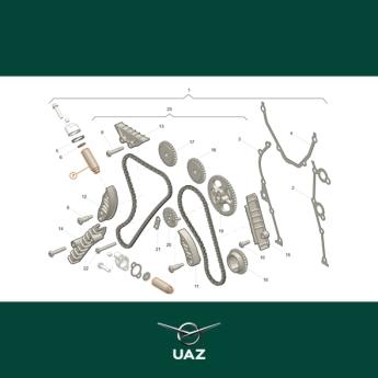 hydraulische kettingspanner - UB2598