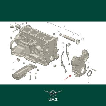 motordeksel distributie - UB2903