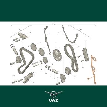 pakking distributiedeksel - UB0731