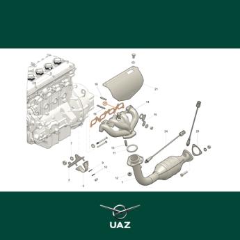 pakking uitlaatspruitstuk - UB0294