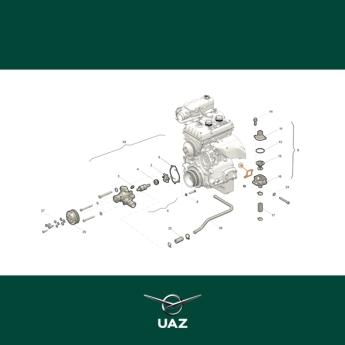 pakking thermostaatbehuizing - UB0739