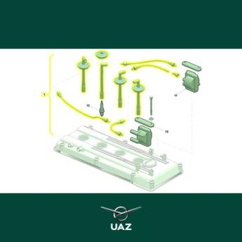 set bougiekabels - UB1730