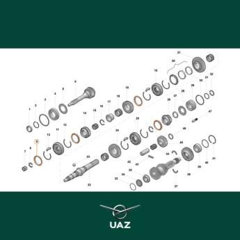 reparatieset versnellingsbak - UB1275
