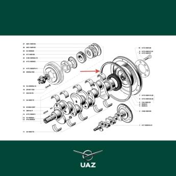 starterkrans vliegwiel - UB2509