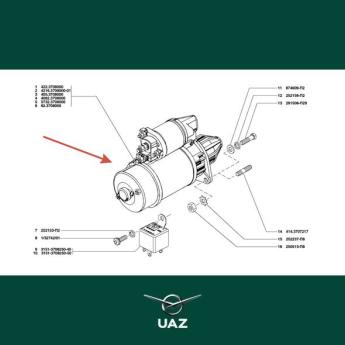 startmotor - UB1696