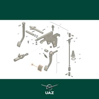 pedaalrubber - UB0924