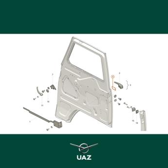 pakking deurgreep - UB0745
