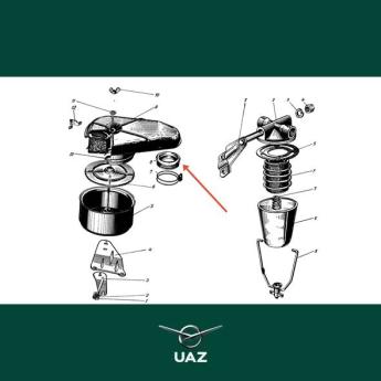 afdichtring luchtfilter - UB1219