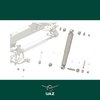 sluitring schokbreker - UB3310