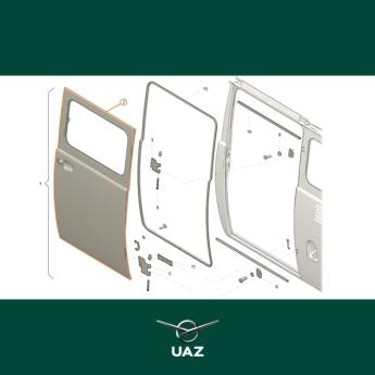 zijdeur cabine - UB2636