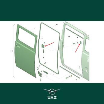 scharnier cabinedeur - UB3297