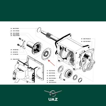 pakking lagerdeksel - UB1159