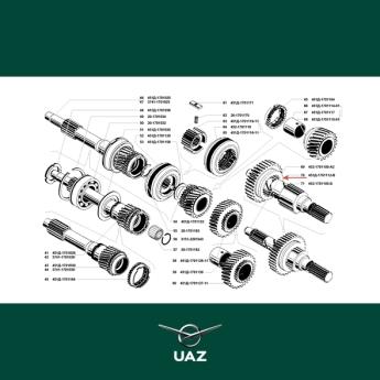 tandwiel versnellingsbak - UB2193