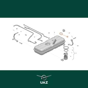 pakking brandstoftank - UB1387