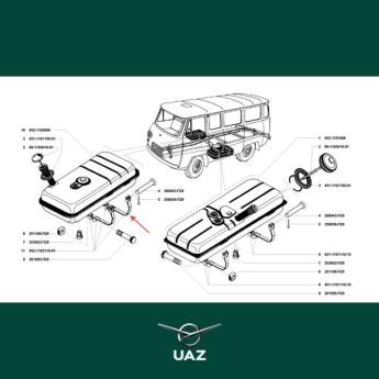 spanband brandstoftank - UB1314