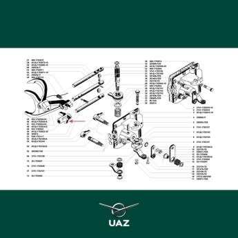 schakelvork versnellingsbak - UB2112