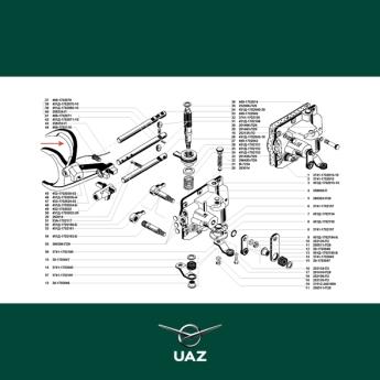 schakelvork versnellingsbak - UB2113