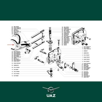 schakelvork versnellingsbak - UB2114