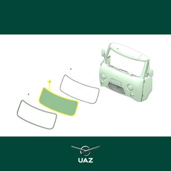 voorruit zonneband - UB1253