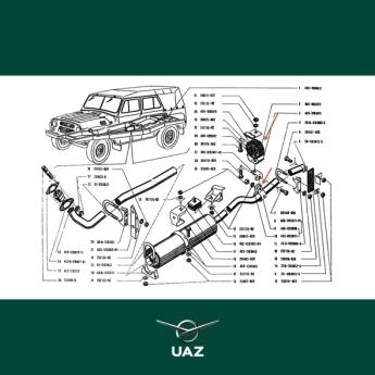 ophangrubber uitlaat - UB0576