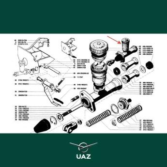 hoofdkoppelingscilinder - UB1776