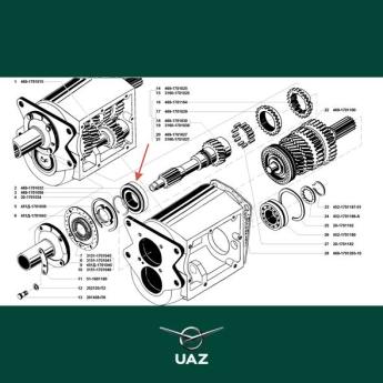 lager versnellingsbak - UB1779