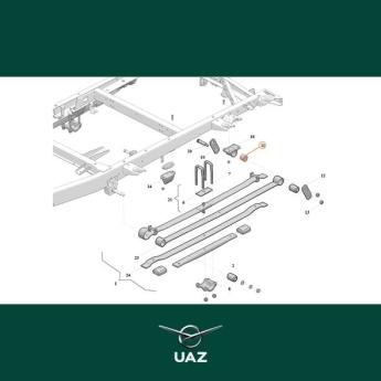ophangrubber veerschommel - UB1286