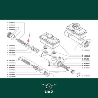dop hoofdremcilinder - UB1383